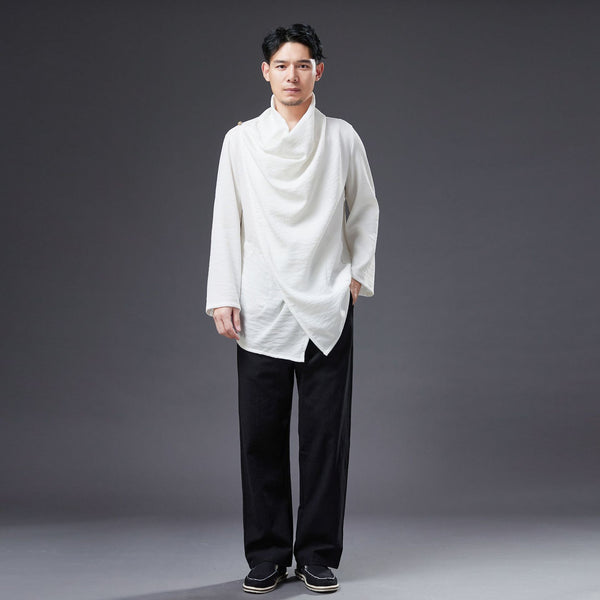2022 Summer NEW! Men Modern Style Linen and Cotton Long Sleeve Shirts
