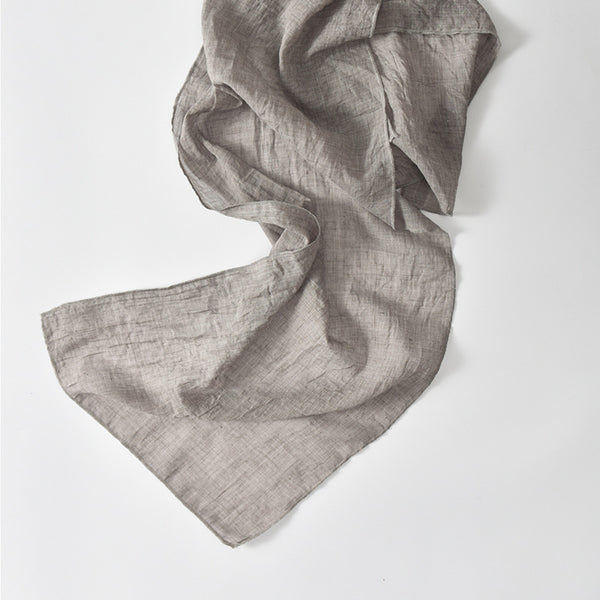 2022 Summer NEW! Women Simple Pure Color Linen and Cotton Scarf