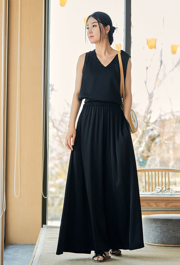 2022 Summer NEW! Women Modern Style Wide Leg Pants