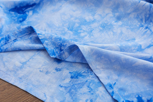 Men Causal Style Linen and Cotton Short Sleeve Dyed Color Tops