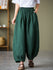 2021 Autumn NEW! Women Lantern Style Linen and Cotton Causal Loose Pants