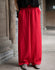 Women Retro Causal Lantern Style Linen and Cotton Wrinkle Pants