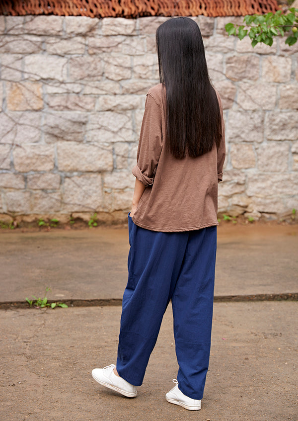 Women Casual Loose Style Linen and Cotton Pants