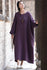 Women Asian Arts Retro Style Loose Cotton and Linen Dress