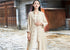 Women Retro Buckle Collar Long Sleeve Linen and Cotton Coat