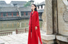 Women KungFu Style Cardigan Retro Buckle Collar Long sleeve Linen and Cotton Coat