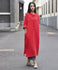 Women cotton and linen women’s new original double-layer wrinkle retro oblique lapel wild women’s dress