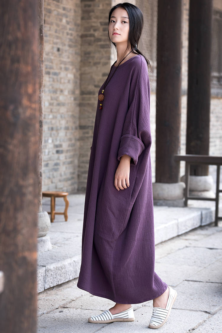 retro linen dress Vintage Dress - Linen Dress