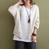 Women Loose Pure Linen and Cotton Cardigan Top