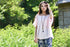 Original Simple Loose Women cotton and linen Half-sleeved Round Neck T-shirt
