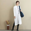 Women Retro Style Loose Causal Linen and Cotton Tunic