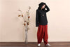 Women Retro Style Linen and Cotton Hoodies