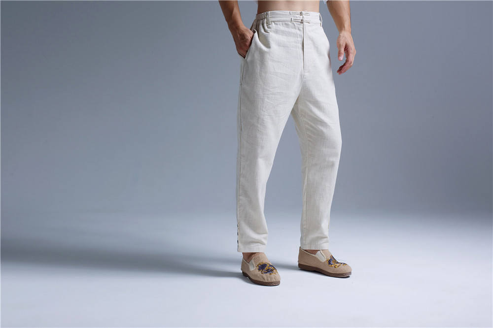 Pure Natural Linen Pants – StudioSuits