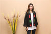 Women Asian Retro Style Linen and Cotton Poncho