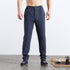 Men Pure Color Cotton and Linen Straight Type Jogger Pants