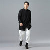 Men Modern Hangfu Kungfu Zen Style Linen and Cotton Tunics