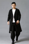 Men Retro Hanfu Style Linen and Cotton Jacket