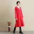 Women Asian Style Causal Long Loose Linen and Cotton Coat