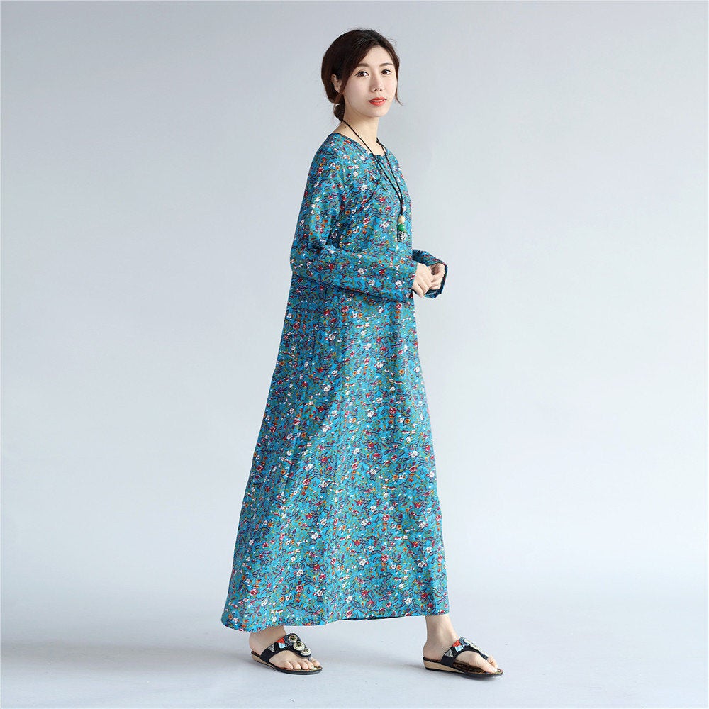 maxi dresses asian style Chinese Style Maxi Dress Elegant Short Sleeve Princess Dress