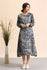 Women linen and cotton dress – Hanfu Tyle Landscape Printed Dress