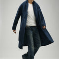 Men Pure Color Linen and Cotton Shrugs Ponchos