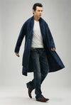 Men Pure Color Linen and Cotton Shrugs Ponchos