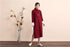 Women Traditional Chinese Style Linen and Cotton Dress