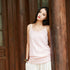 Simple Pure Color Women Linen and Cotton Tank