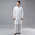Men Tai Chi Zen Tunics Style Linen and Cotton Tunic Long Shirt