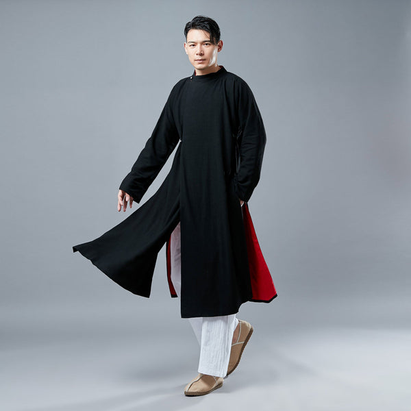 Men HangFu KungFu Style Linen and Cotton Linen Tunics