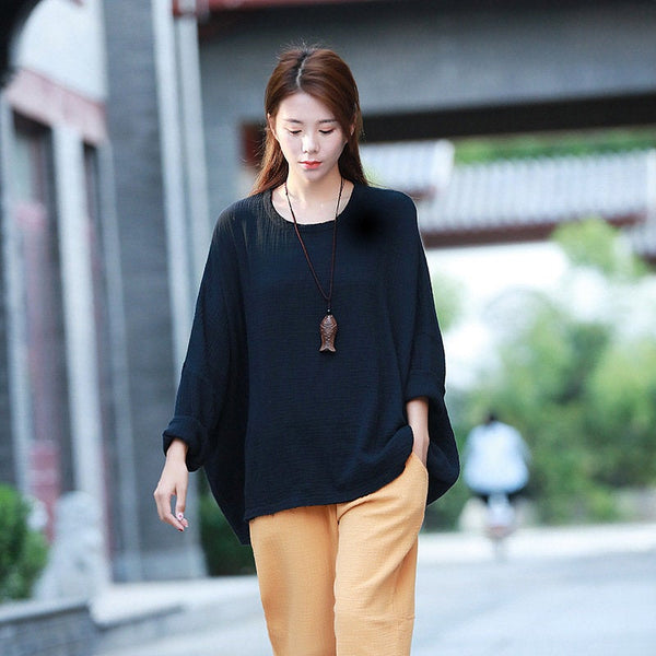 Simple Loose Comfort Long Sleeve T-shirt