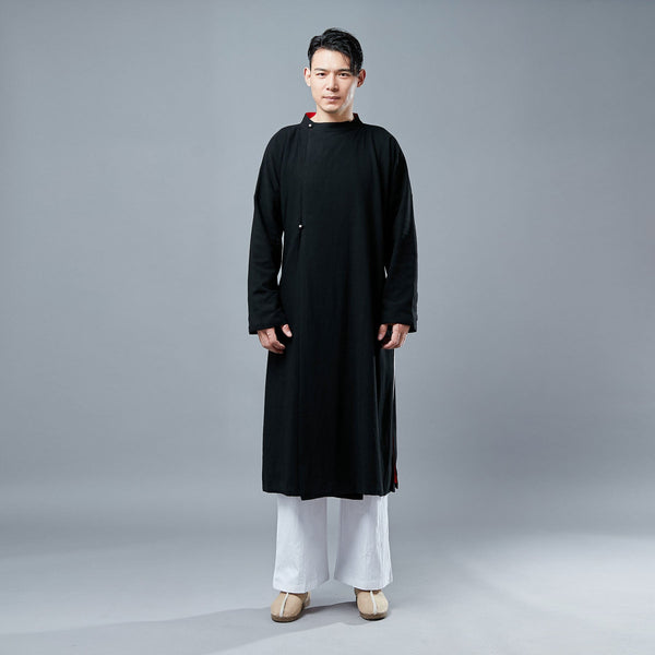 Men HangFu KungFu Style Linen and Cotton Linen Tunics