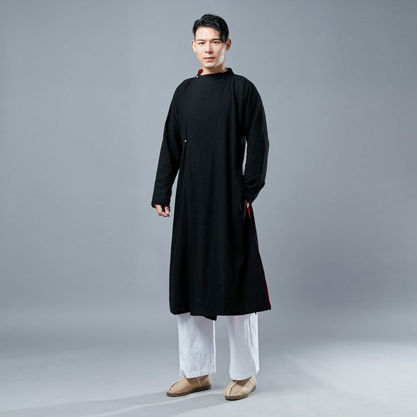 Men HangFu KungFu Style Linen and Cotton Linen Tunics