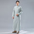 Men Modern Retro Asian Style Linen and Cotton Long Sleeved Cheongsam Long Shirts